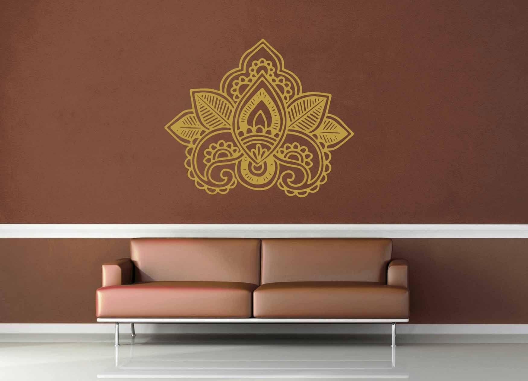 Henna Flowers - Wall Decal - No 3 - geekerymade
