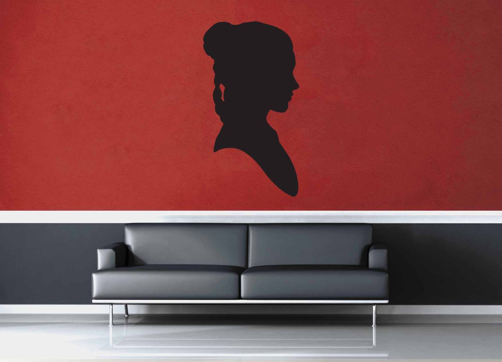 Leia Silhouette - Star Wars - Wall Decal - geekerymade