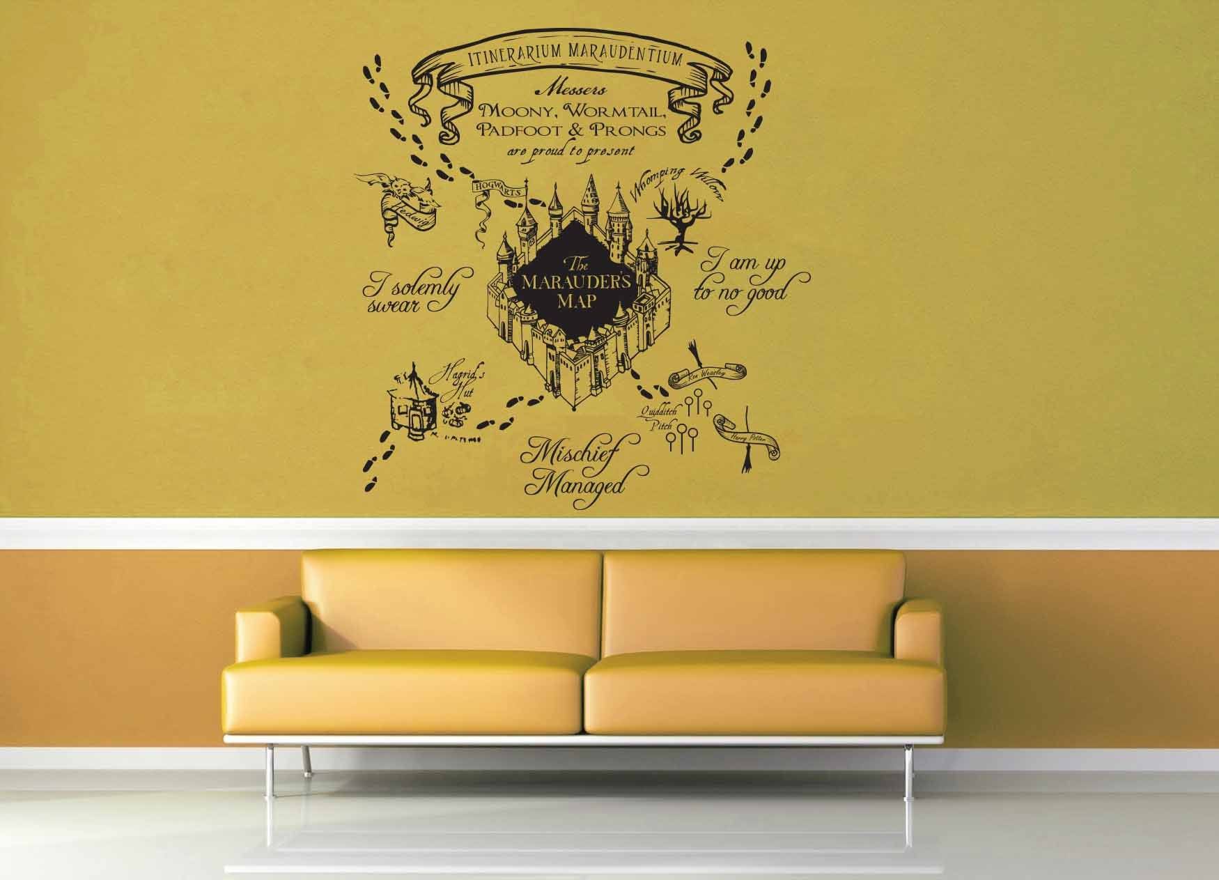 Marauder's Map - Harry Potter - Wall Decal - geekerymade