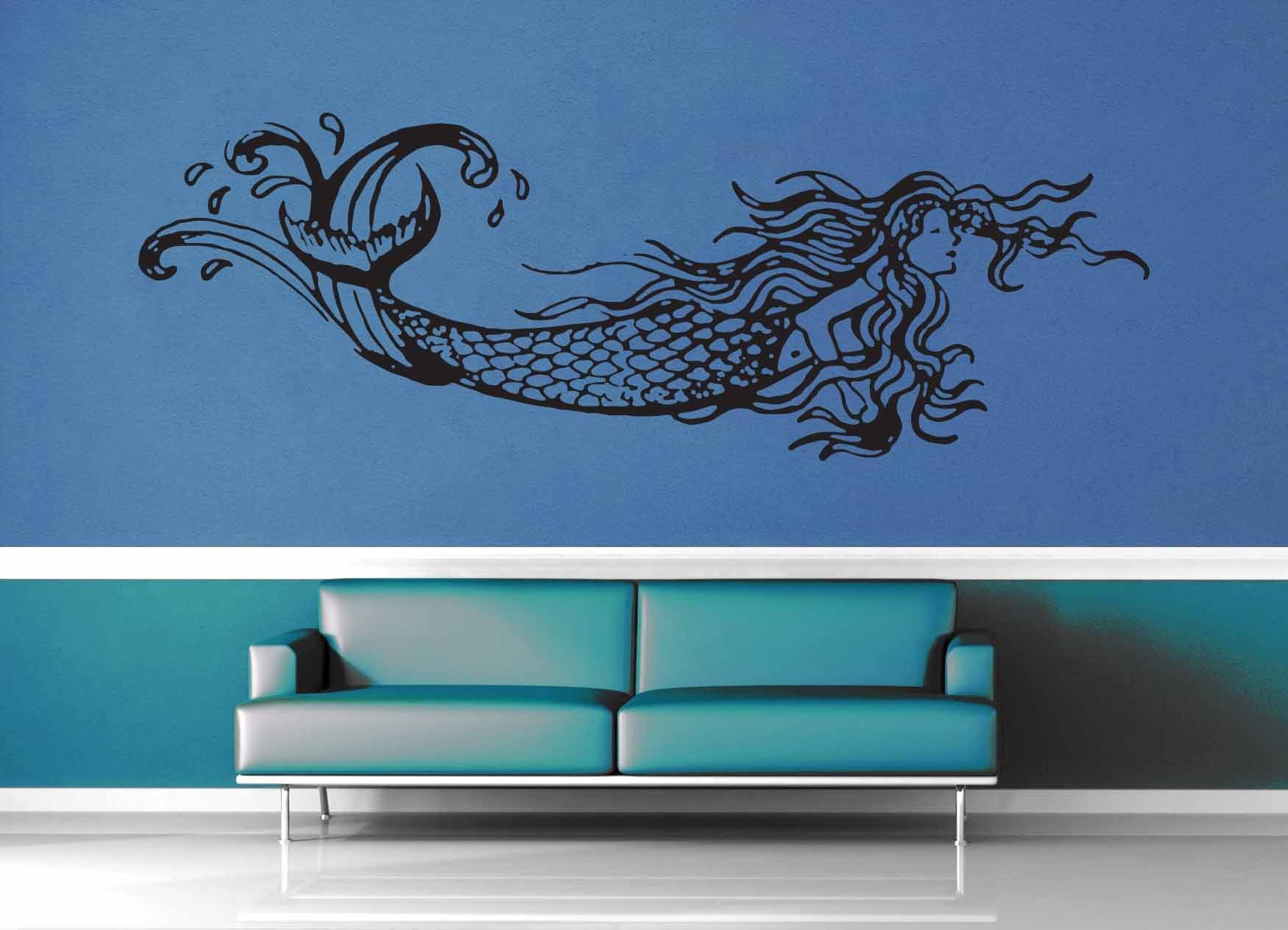 Mermaid - Wall Decal - No 2 - geekerymade