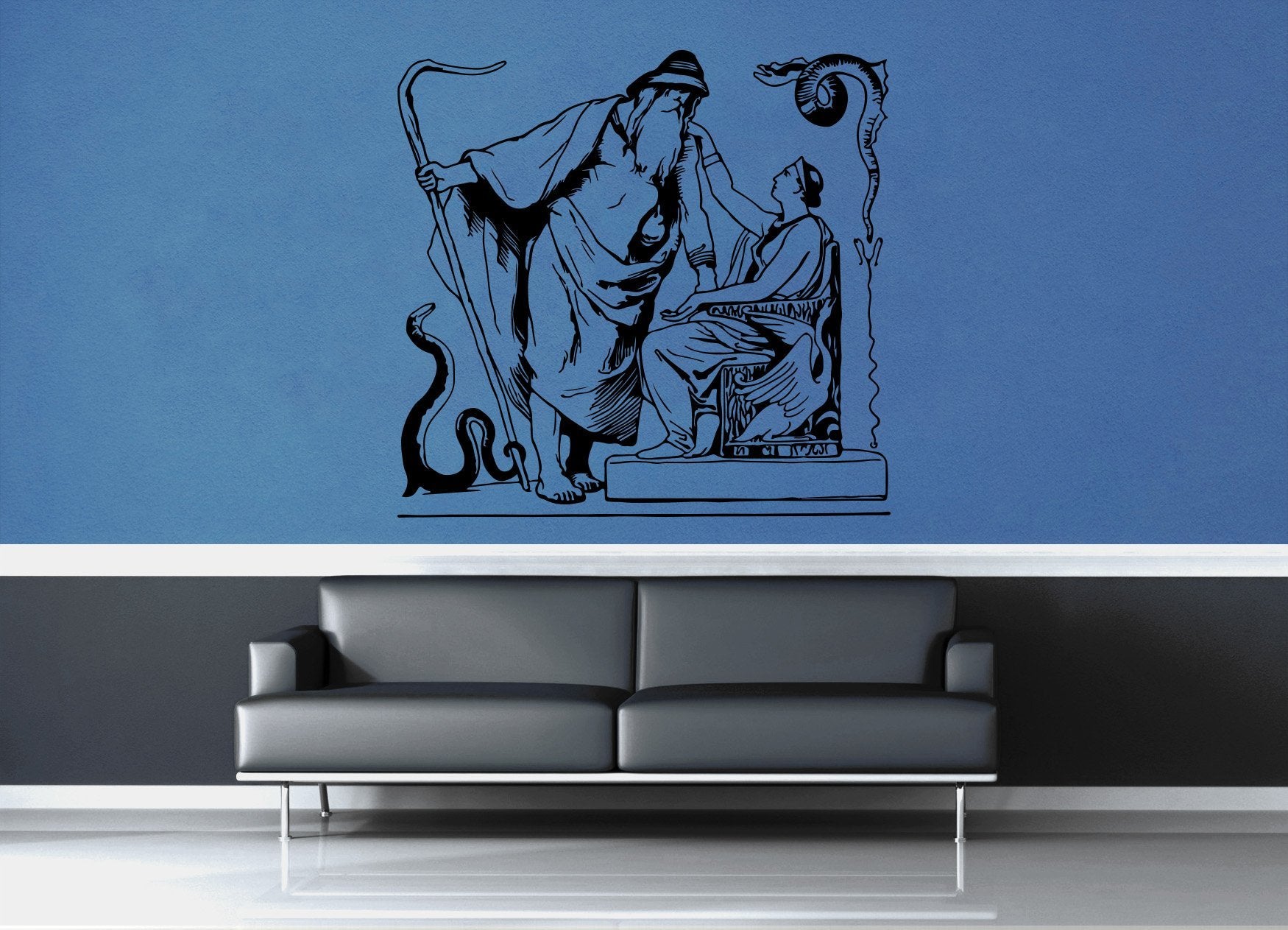 Odin and Frigg - No 3 - Wall Decal - geekerymade