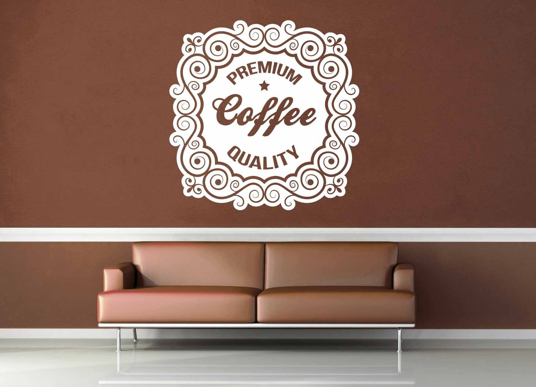 Premium Quality Coffee - Wall Decal - geekerymade