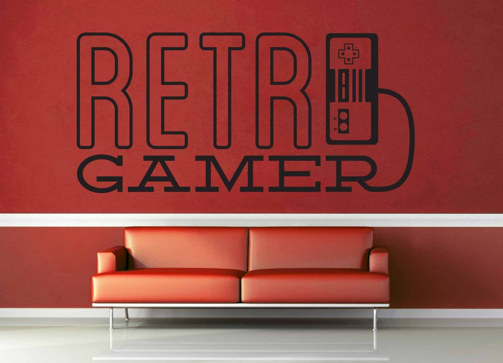 Retro Game - Gamer decor - Wall Decal - geekerymade