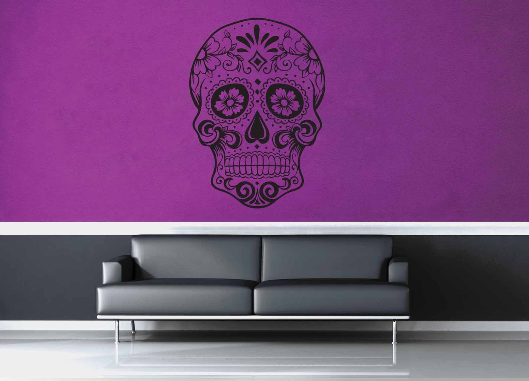 Sugar Skull - Wall Decal - No 1 - geekerymade