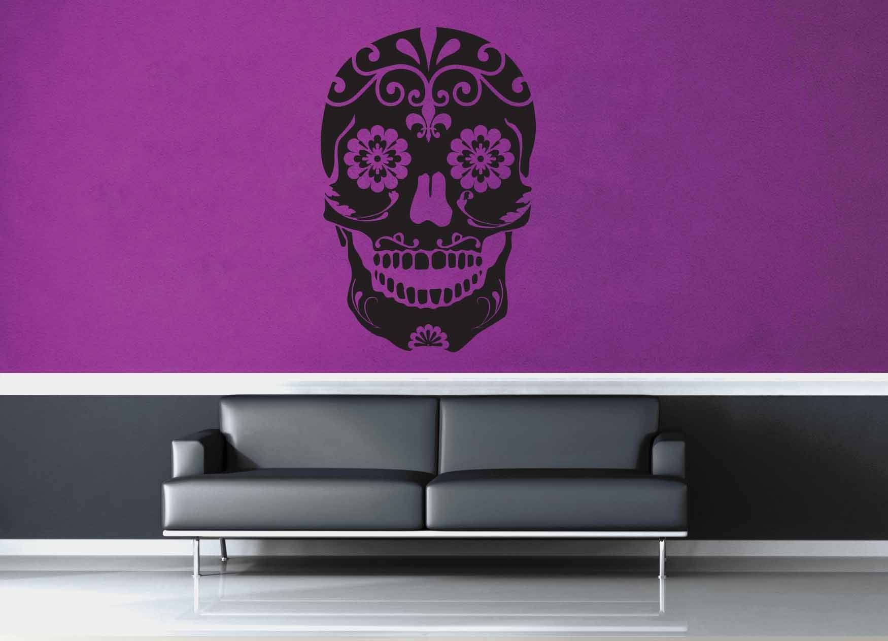 Sugar Skull - Wall Decal - No 2 - geekerymade