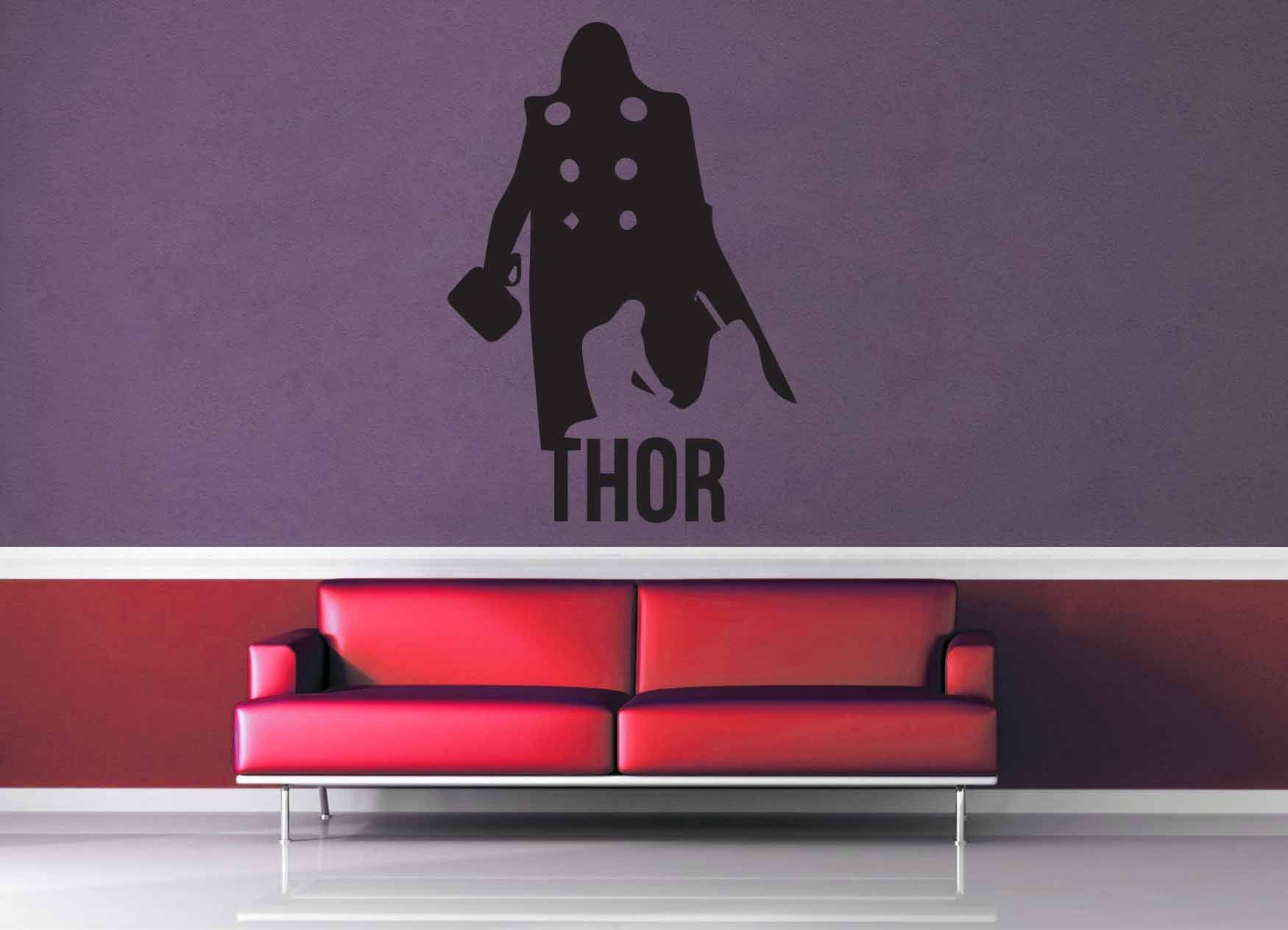 Thor Silhouette - Wall Decal - geekerymade