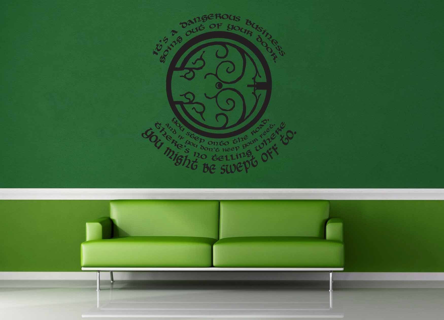 It's a Dangerous Business Going Out Your Front Door - Tolkien - Wall Decal - geekerymade