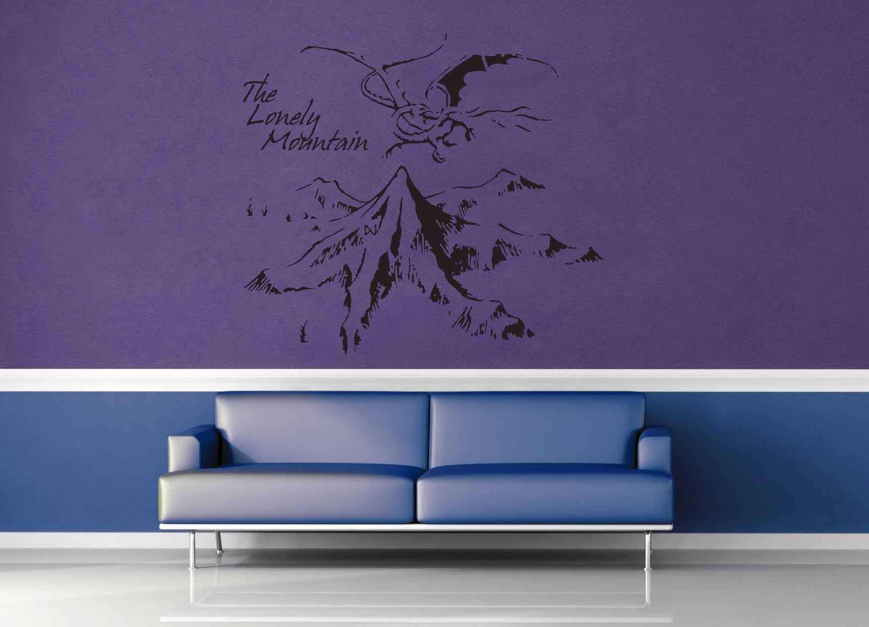 The Lonely Mountain - Tolkien - Wall Decal - geekerymade