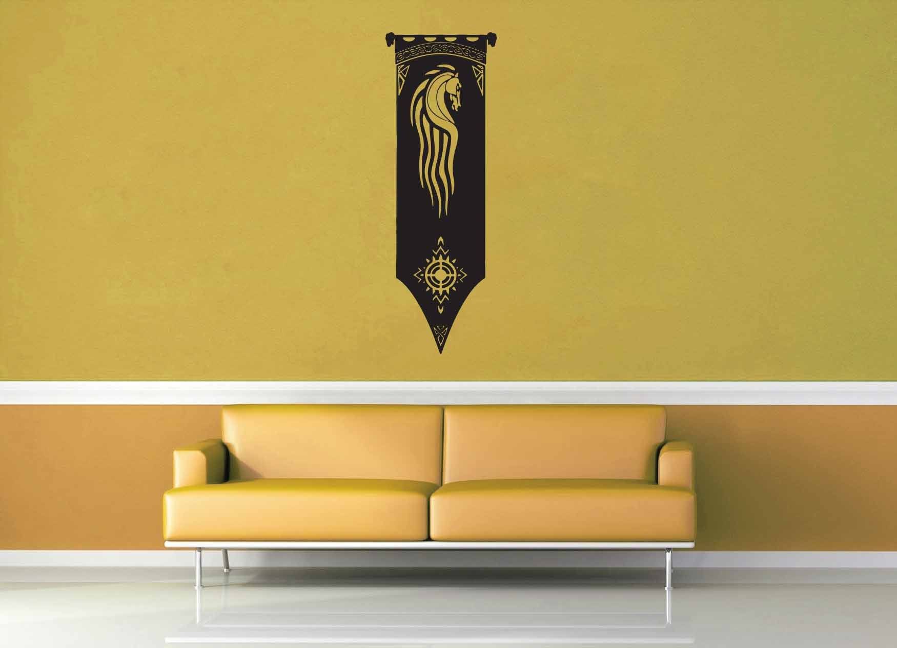 Rohirrm Flag - Tolkien - Wall Decal - geekerymade