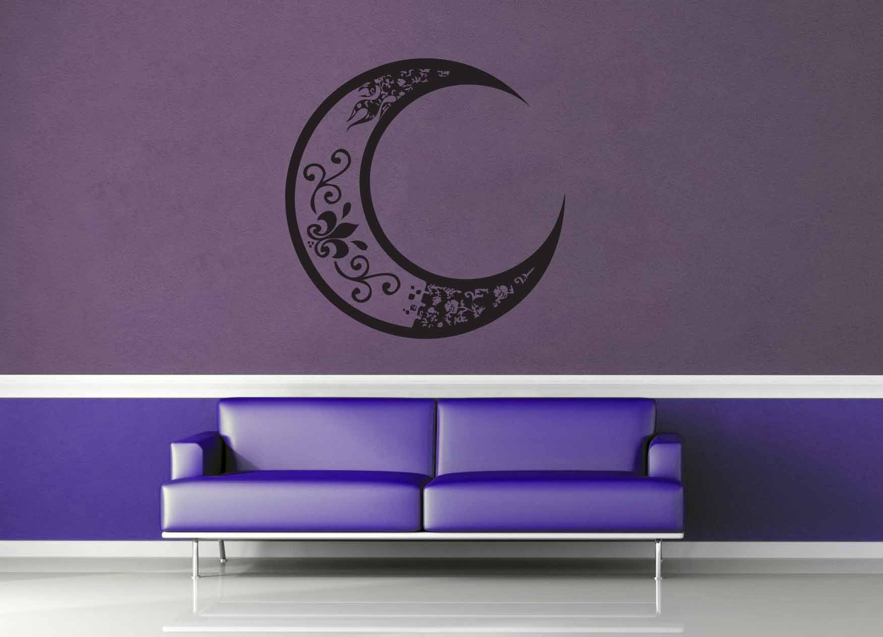 Whimsical Moon - Wall Decal - geekerymade