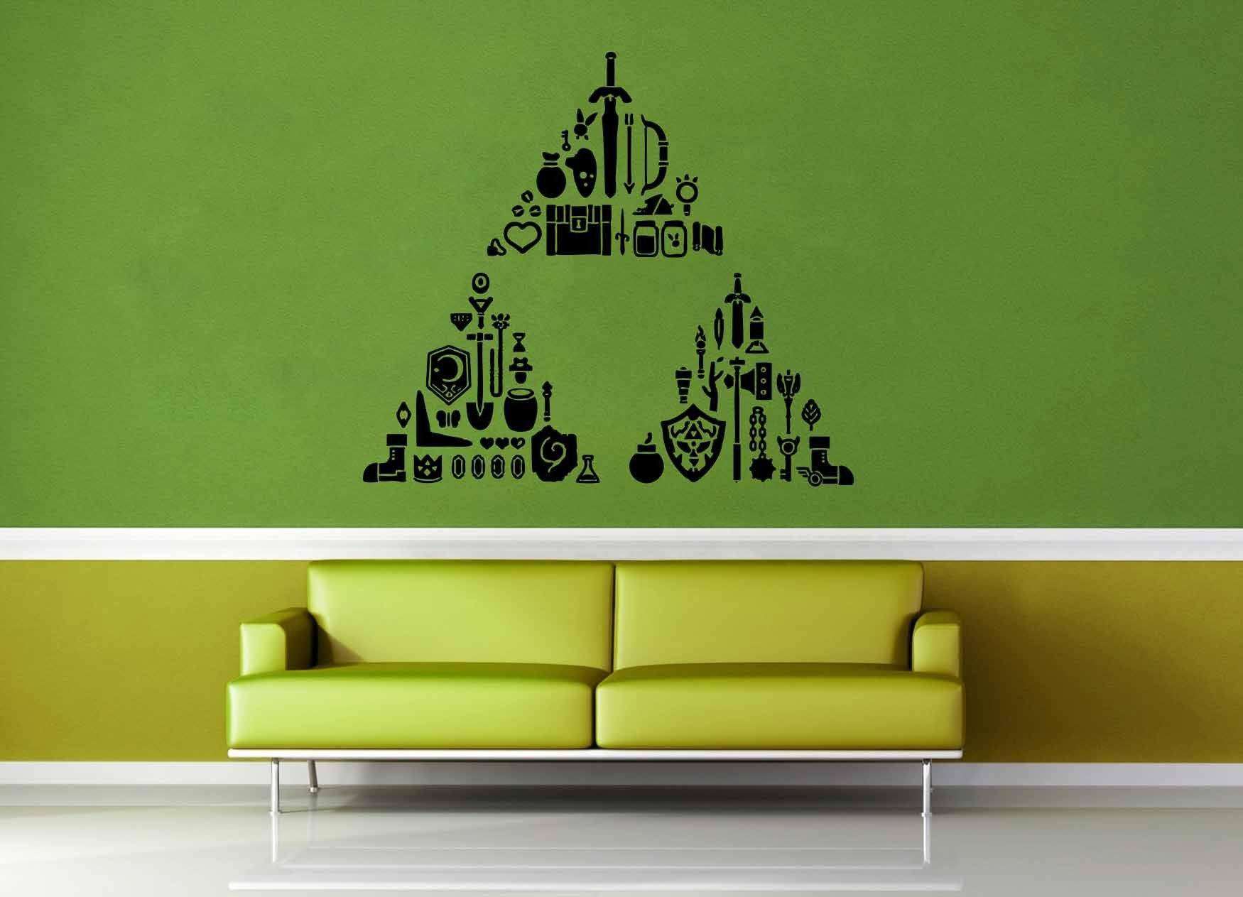 Triforce Treasure Trove - Legend of Zelda - Wall Decal - geekerymade